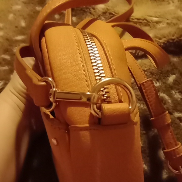 LC Lauren Conrad Lydia Round Crossbody Mini Bag, Med Yellow - Picture 3 of 5